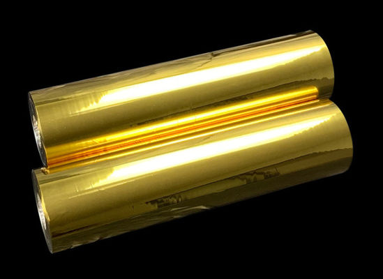 12-100micron倍によって味方される金アルミニウムで処理されたペット フィルム