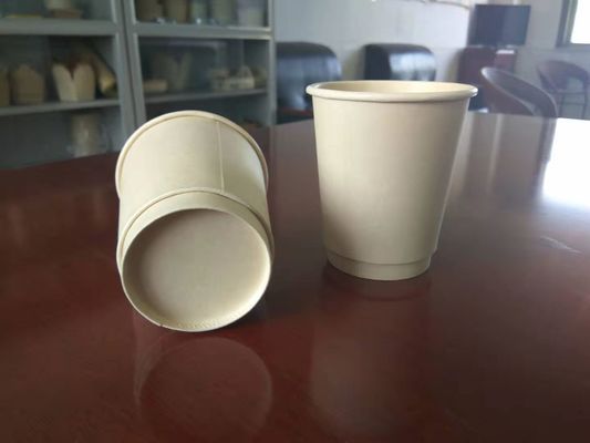 臭気PLAの使い捨て可能な紙コップ無し、タケかい二重壁紙のコップ