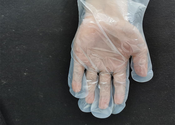 環境に優しい通気性の柔らかく透明な生物分解性の使い捨て可能な手袋