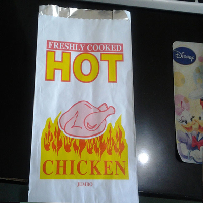 BBQ全熱い鶏のためのグリースを弾く215*40*300mmのアルミ ホイルの紙袋