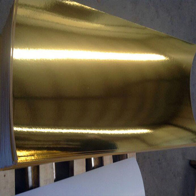 250GSM アート・クラフト紙 50*70cm ミラー紙板 カスタム 厚さ と サイズ 層状 銀 / 金 金属紙