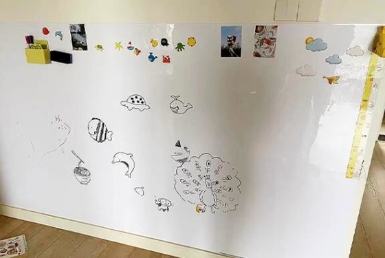 カスタマイズされたホワイトボードの書き込みフィルム,消去可能な乳白ペットブックフィルム,オフィス黒板の取り外すフィルム