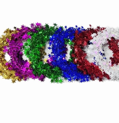 クリスマス飾り花束 五角星 引花 金星 ロータンワイヤ 多色花束