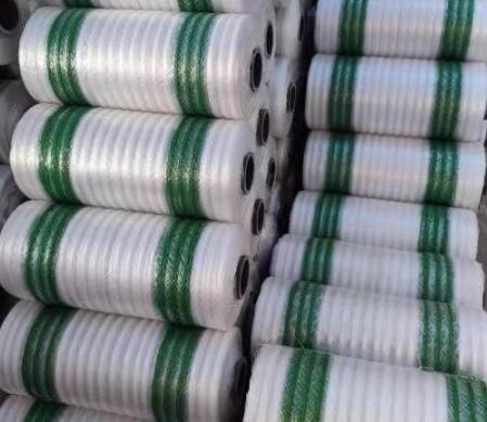 バージン HDPE 農業 シラージュ バレ 巻き網 丸い バレ フィーダーネット ハイレイ バル ワープネット