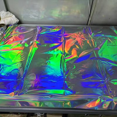 ホログラフィックペットフィルム プリント可能 プリントプライマーコーティング ホログラフィック反射フィルム 熱ラミネーションフィルム