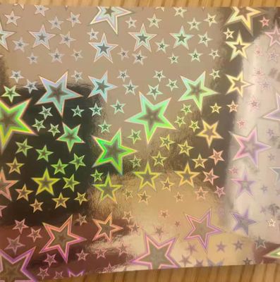 12mic PET/17mic bopp ホログラフィック金属化プライマーコーティング