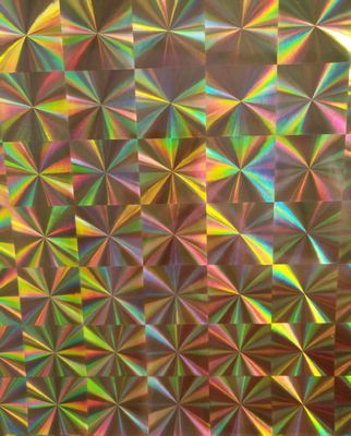 12mic PET/17mic bopp ホログラフィック金属化プライマーコーティング