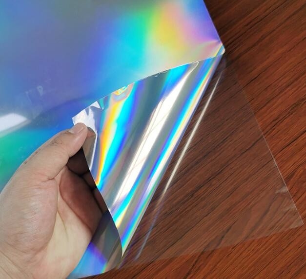 レーザー カラーフルカーフィルム,Pvc 自己貼着レーザーレタリング カーステッカー,アルミ塗装インスタントステッカー