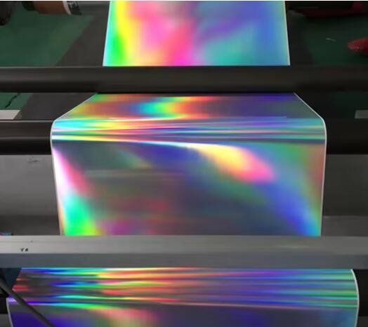 金属化レインボーホログラフィック紙板/ロール 紫外線印刷と包装用紙箱