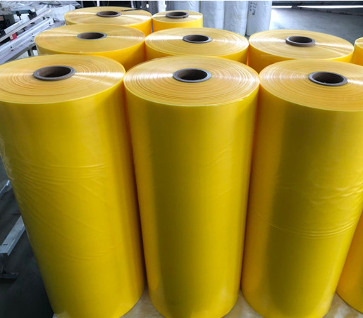 色 黄色  PE 熱収縮 / LLDPE ストレッチフィルム 包装 ボトル / 飲料 包装 保護